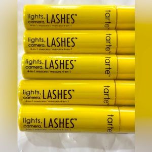 Tarte mini Sugar Rush lights, camera, lashes mascara travel size .10oz Lot of 5